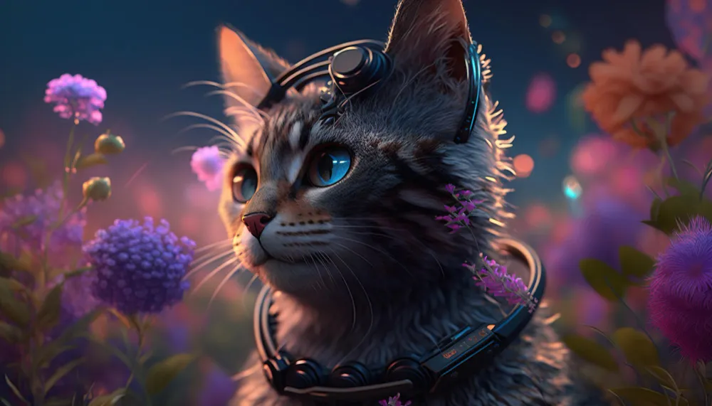 Starlight Whiskers – Cosmic-Fantasy Feline